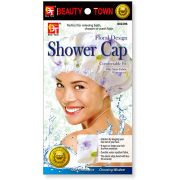 Load image into Gallery viewer, Floral Design Shower Cap Beauty Town
