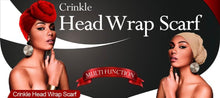 Load image into Gallery viewer, Crinkle Head Wrap Scarf by Beauty Town