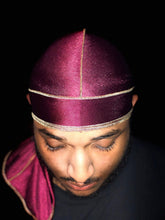 Load image into Gallery viewer, So Many Waves ‘Cap’ Tie-Down Durag