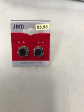 Load image into Gallery viewer, Unisex Stud Earrings Silver Back