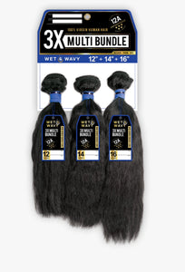 Bohemian Wet & Wavy 3X Multi Bundle 100% Virgin Human Hair by Sensationnel