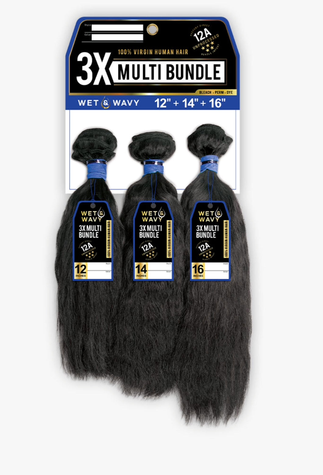 Bohemian Wet & Wavy 3X Multi Bundle 100% Virgin Human Hair by Sensationnel