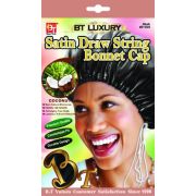 Satin Draw String Bonnet Cap by Beauty Town