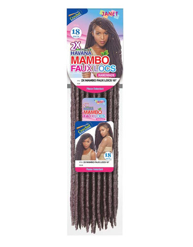 Janet 2x Havana mambo faux locs 18”