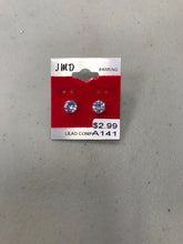 Load image into Gallery viewer, Unisex Stud Earrings Silver Back