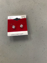 Load image into Gallery viewer, Unisex Stud Earrings Silver Back