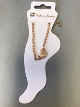 Load image into Gallery viewer, Moon and Star Anklet by Beauty Town