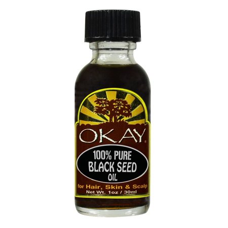 100% Pure Black Seed Oil For Skin & Hair by Okay 1 FL. OZ