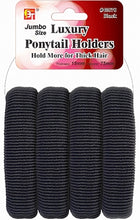 Load image into Gallery viewer, Jumbo Size Luxury Ponytail Holders by Beauty Town