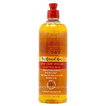 Creme Of Nature Argan Oil Apple Cider Vinegar Clarifying Rinse 15.5 FL. OZ