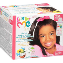 Load image into Gallery viewer, Just For Me No-Lye Conditioning Creme Relaxer Kit