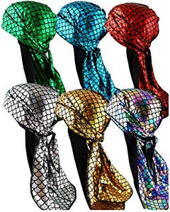 Dragon Scales Holographic Durag by Beauty Town