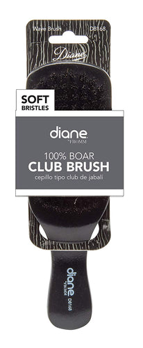 100% Soft Boar Club Brush by Diane