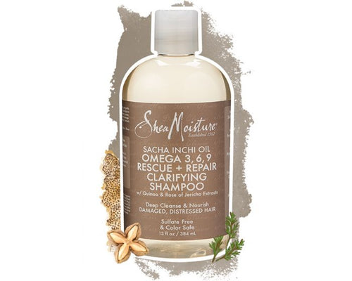 Shea Moisture Sacha Inchi Oil Omega 3,6,9 Rescue + Repair Clarifying Shampoo