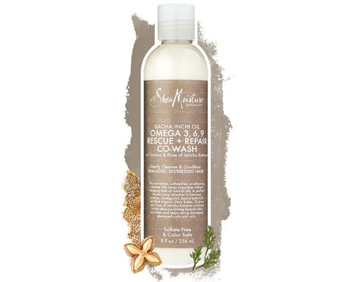 Sacha Inchi Oil Omega 3,6,9 Rescue + Repair Co-Wash by Shea Moisture 8 FL. OZ