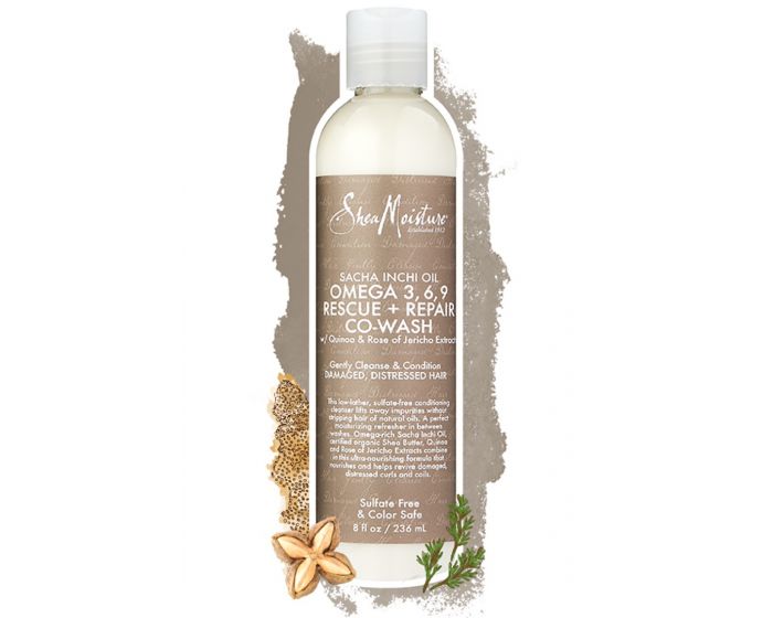Sacha Inchi Oil Omega 3,6,9 Rescue + Repair Co-Wash by Shea Moisture 8 FL. OZ