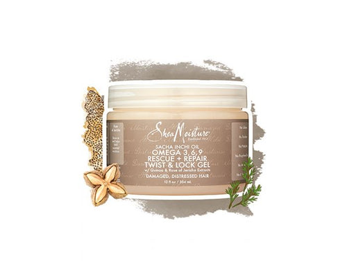 Sacha Inchi Oil Omega 3,6,9 Rescue + Repair Twist & Lock Gel by Shea Moisture 12 FL. OZ