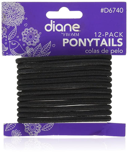 12-Pack Ponytail Holders by Diane