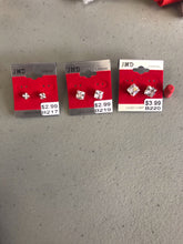 Load image into Gallery viewer, Unisex Stud Earrings Gold Back
