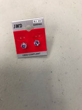 Load image into Gallery viewer, Unisex Stud Earrings Silver Back