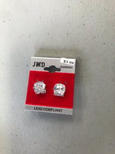 Load image into Gallery viewer, Unisex Stud Earrings Silver Back