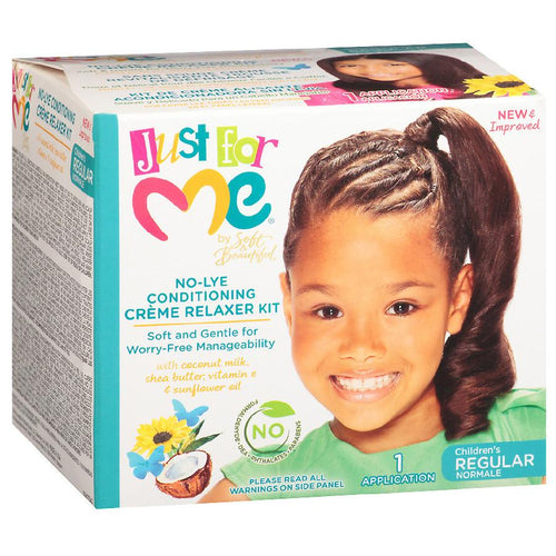 Just For Me No-Lye Conditioning Creme Relaxer Kit