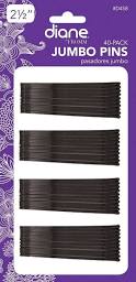 2.5” Jumbo Bobby Pin Black 40 Count by Diane