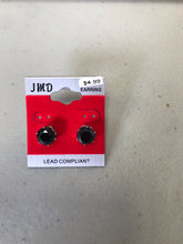 Load image into Gallery viewer, Unisex Stud Earrings Silver Back