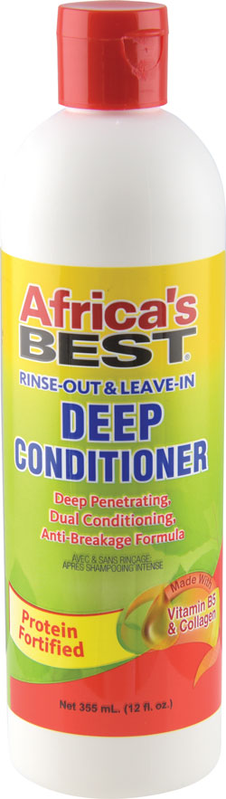Rinse-Out & Leave-In Deep Conditioner by Africa’s Best 12 FL. OZ