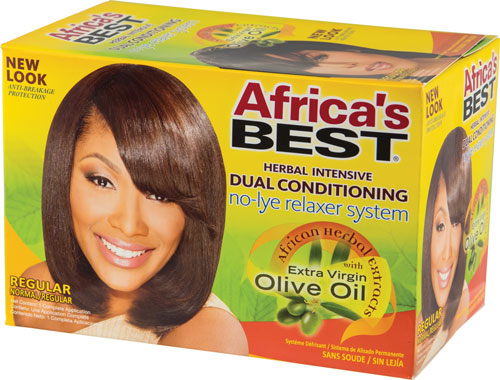 Herbal Intensive Dual Conditioning No-lye Relaxer by Africa’s Best