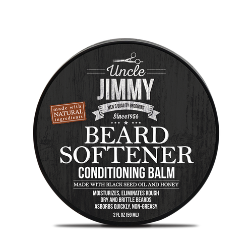 Beard Softener Conditioning Balm by Uncle Jimmy 2 FL. OZ