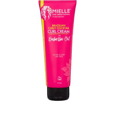 Brazilian Curly Cocktail Curl Cream by Mielle Organics 7.5 Oz