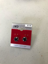 Load image into Gallery viewer, Unisex Stud Earrings Silver Back
