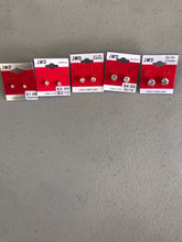 Load image into Gallery viewer, Unisex Stud Earrings Gold Back