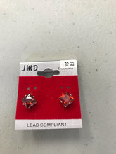 Load image into Gallery viewer, Unisex Stud Earrings Silver Back