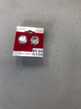 Load image into Gallery viewer, Unisex Stud Earrings Silver Back