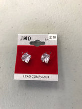 Load image into Gallery viewer, Unisex Stud Earrings Silver Back