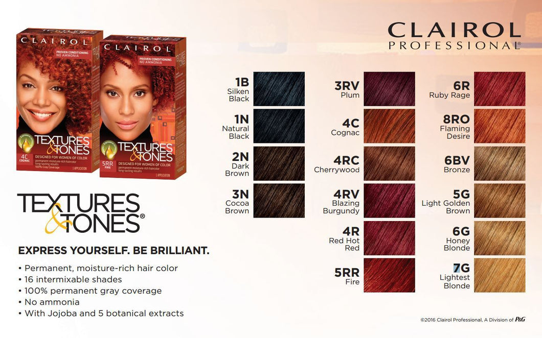 Textures & Tones Permanent Cream Color by Clairol