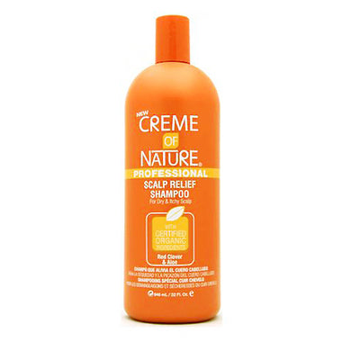 Scalp Relief Shampoo With Certified Natural Red Clover & Aloe by Creme Of Nature Professional