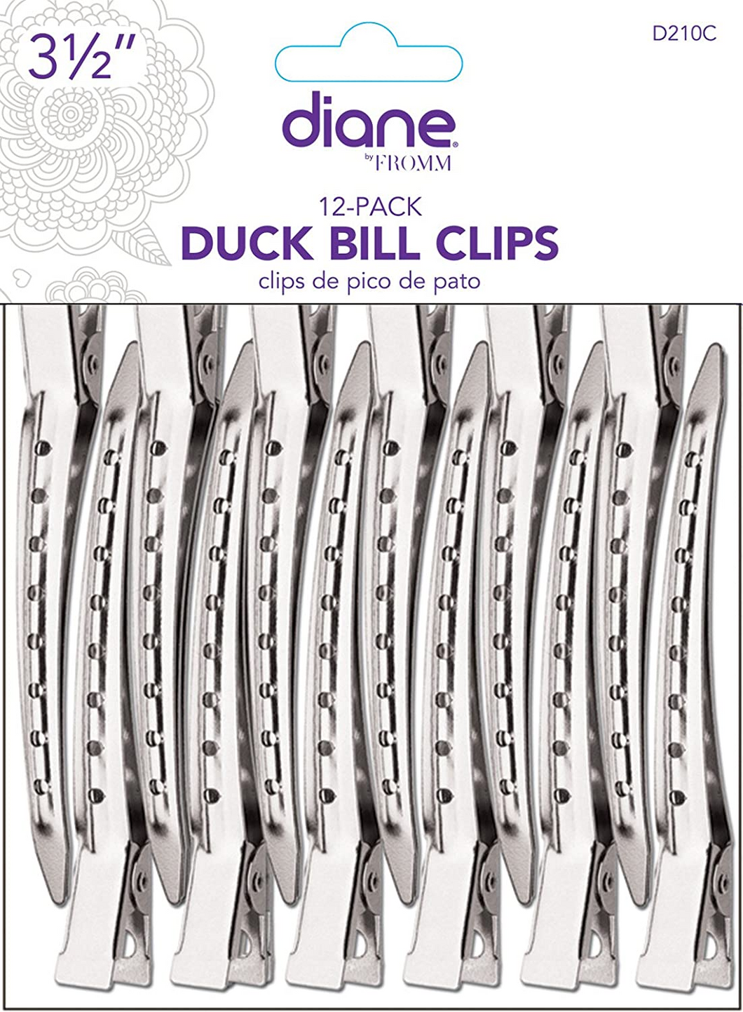 12-Pack Duck Bill Clips by Diane D210C