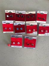 Load image into Gallery viewer, Unisex Stud Earrings Gold Back