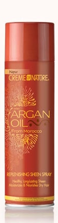 Argan Oil Replenishing Sheen Spray by Creme Of Nature 16 Fl. Oz.