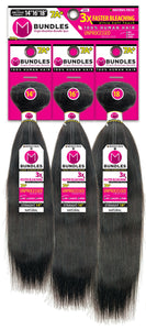 3 Bundle 100% Unprocessed Virgin Human Hair Grade 7A+ by Motown Tress