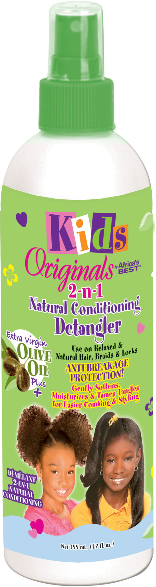 Kid’s Originals 2-n-1 Natural Conditioning Detangler by Africa’s Best 12 FL. OZ