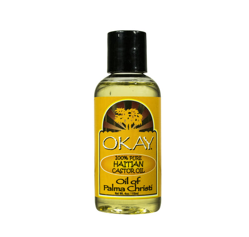 100% Pure Haitian Castor Oil For Skin & Hair by Okay 4 OZ