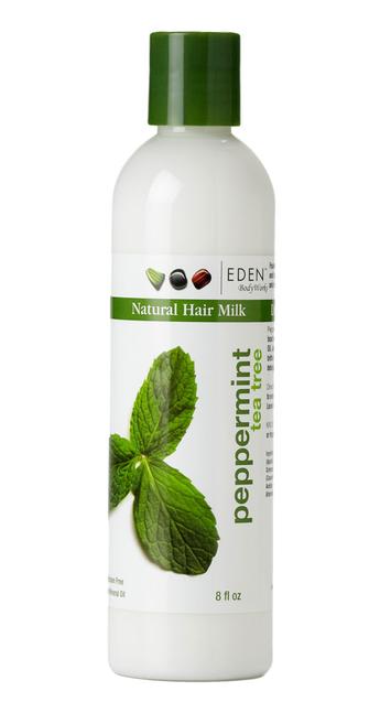 Peppermint Tea Tree Hair Milk by Eden BodyWorks 8 Fl. Oz