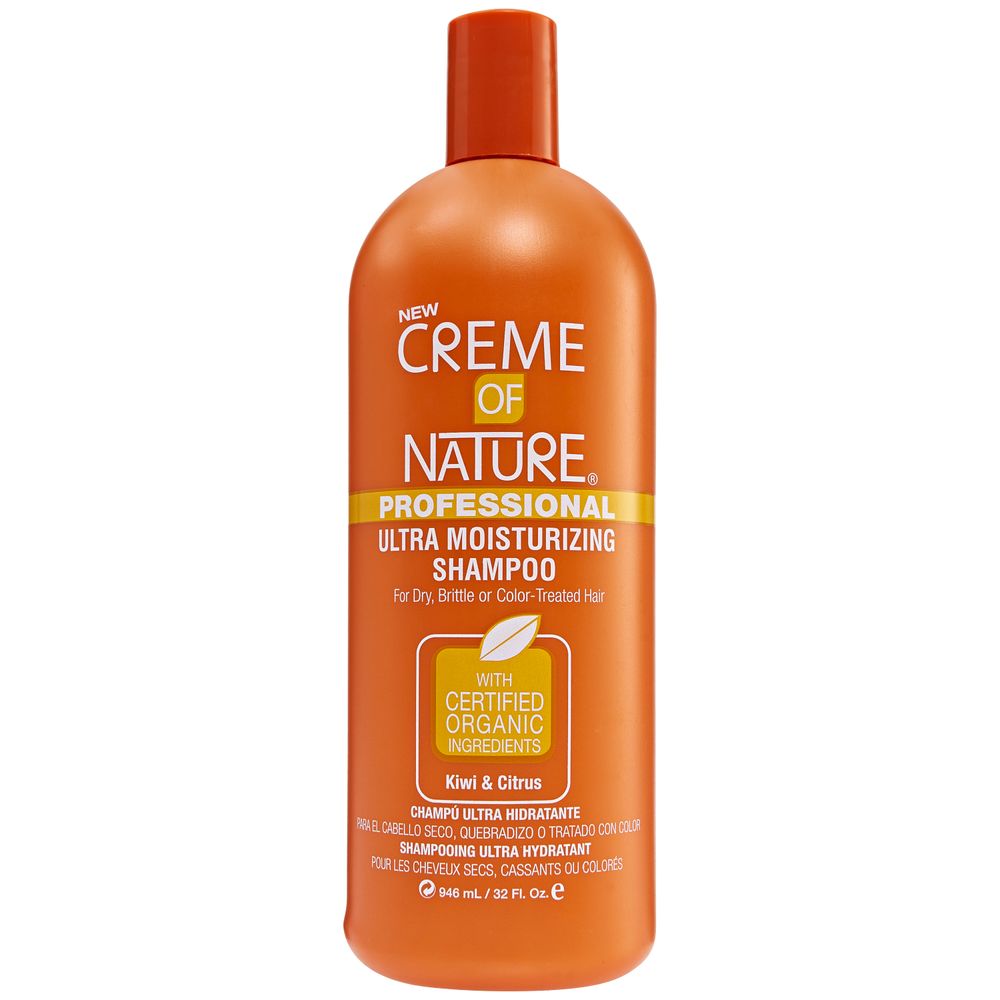 Ultra Moisturizing Shampoo With Certified Natural Kiwi & Citrus by Creme of Nature Professional