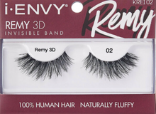 Load image into Gallery viewer, Remy 3D Invisible Band Eyelash Strip 100% Human Hair Naturally Fluffy by Kiss