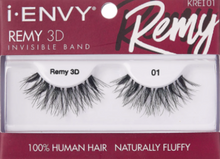 Load image into Gallery viewer, Remy 3D Invisible Band Eyelash Strip 100% Human Hair Naturally Fluffy by Kiss