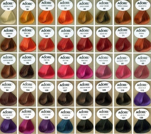 Semi-Pemanent Hair Color by Adore